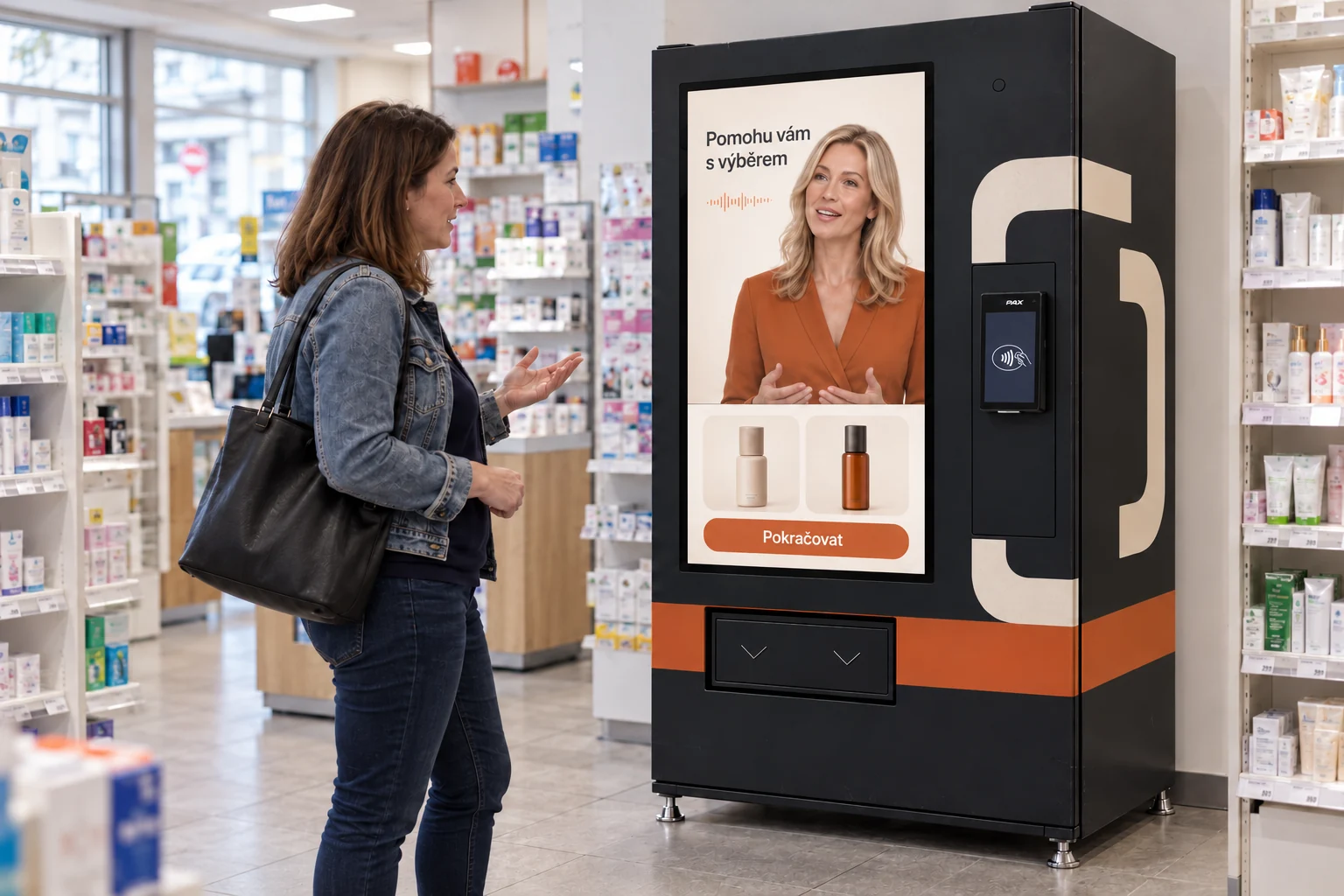An optional shopping assistant, grounded in approved product information